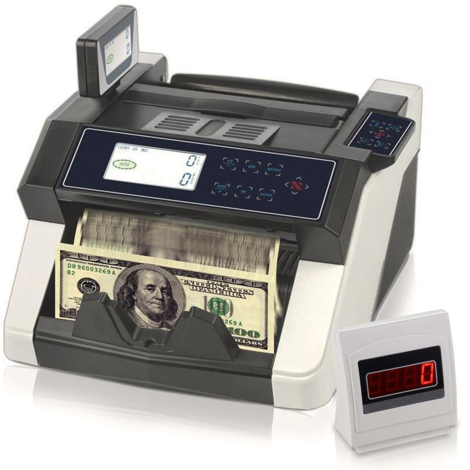 Pyle Automatic Bill Counter Cash Money Banknote Counting Machine ...