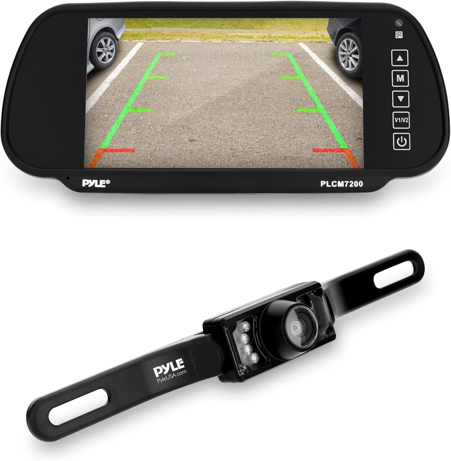 Pyle Backup Car Camera & Rear View Mirror Monitor Screen SystemParking