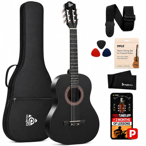 Pyle Beginner Acoustic Guitar Kit