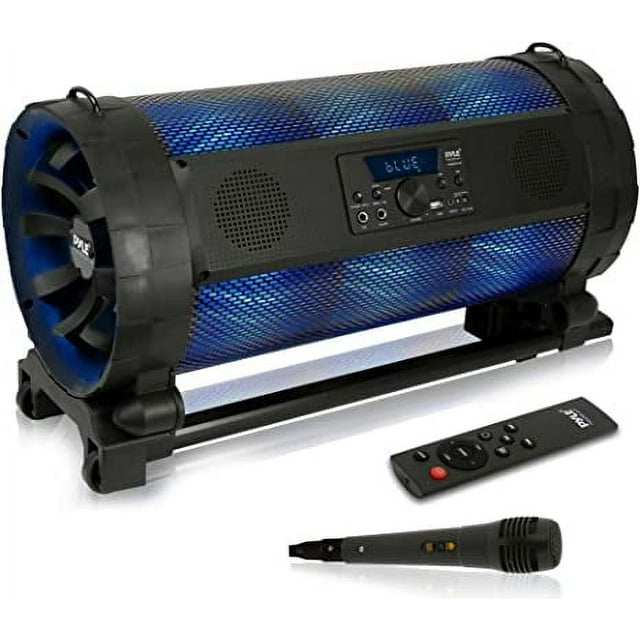 Pyle Bluetooth Boom Box Speaker System Wireless & Portable Stereo