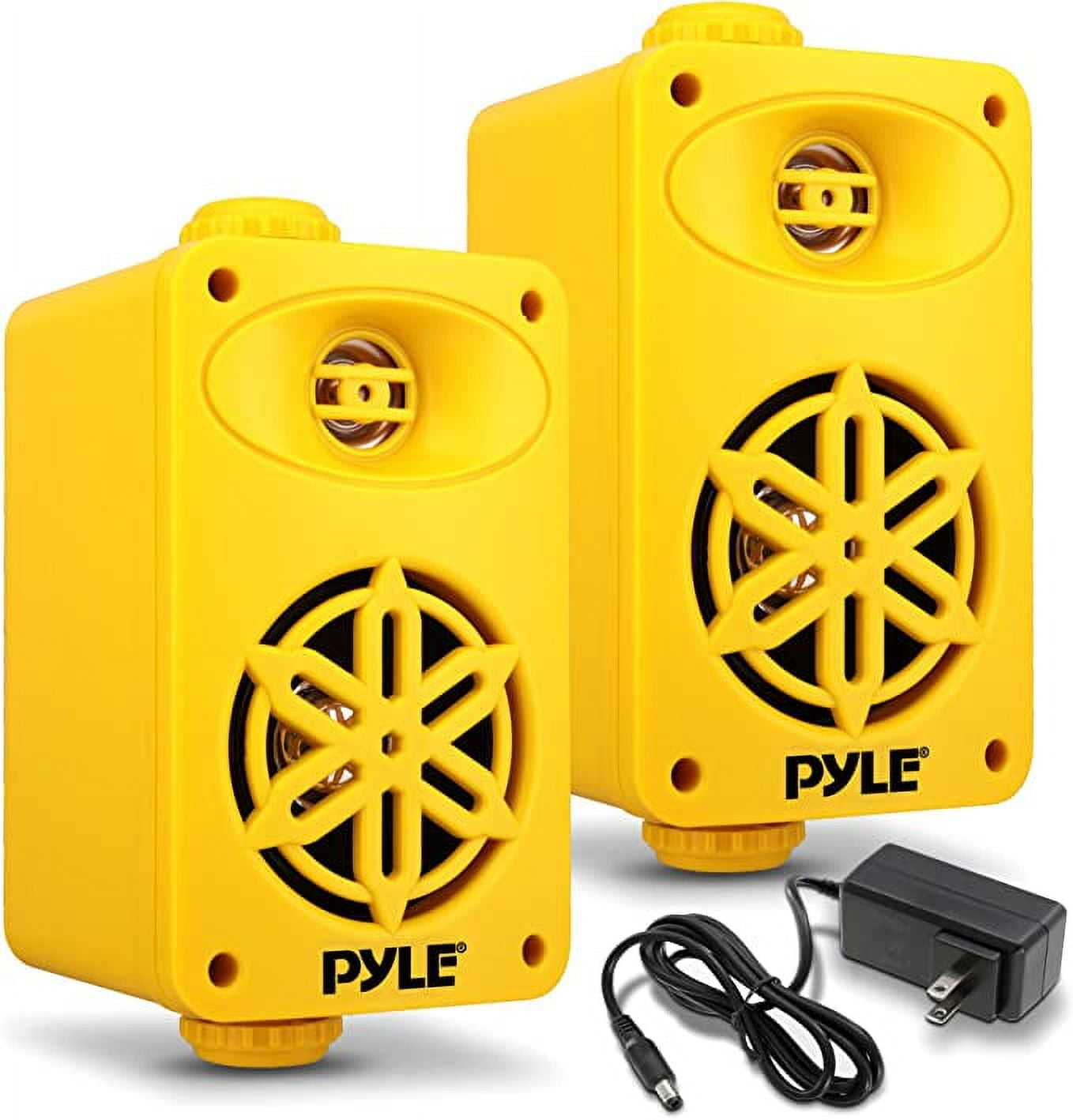 Pyle Bluetooth Indoor Outdoor Speaker 200 Watt Dual Waterproof 3.5” 2