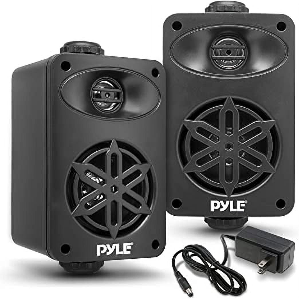 Pyle Bluetooth Indoor Outdoor Speakers Pair 200 Watt Dual