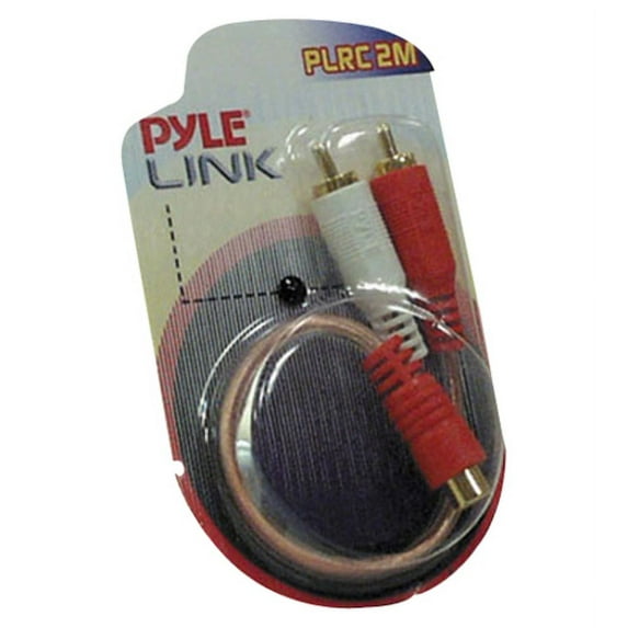 Pyle Car Audio PLRC2M New Dual Male To Single Female Rca Audio Y Connectors