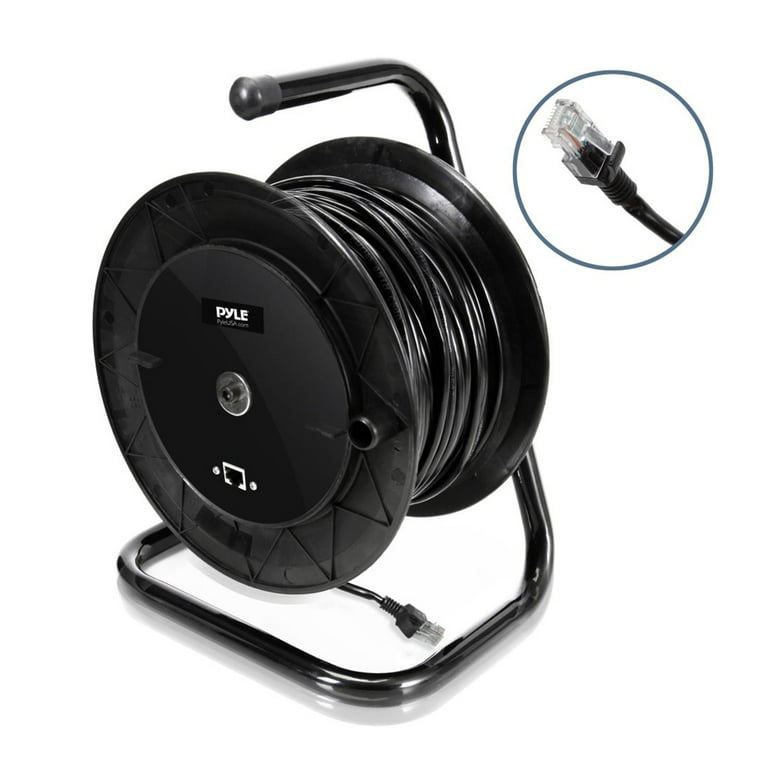 Pyle Cat5 Cable Reel (166' ft. Cable Length) 