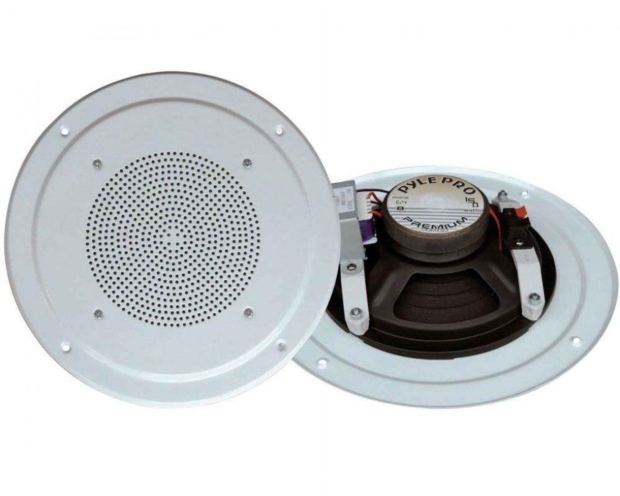 Pyle Ceiling Wall Mount Speaker - White