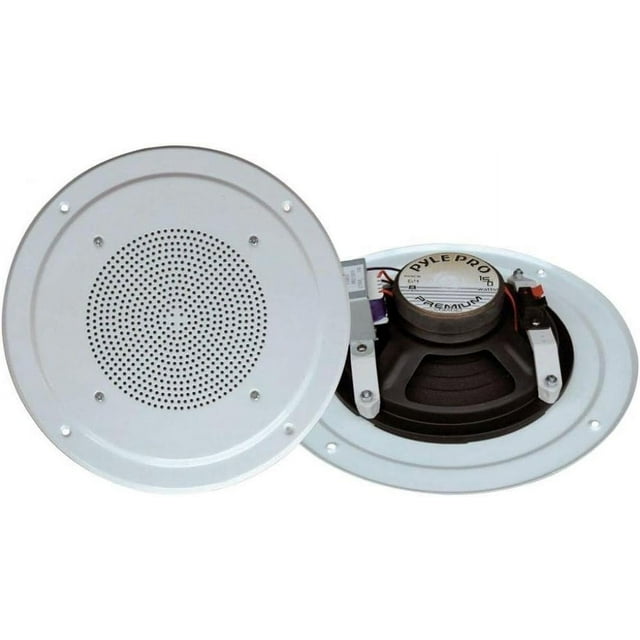 Pyle Ceiling Wall Mount Speaker - White