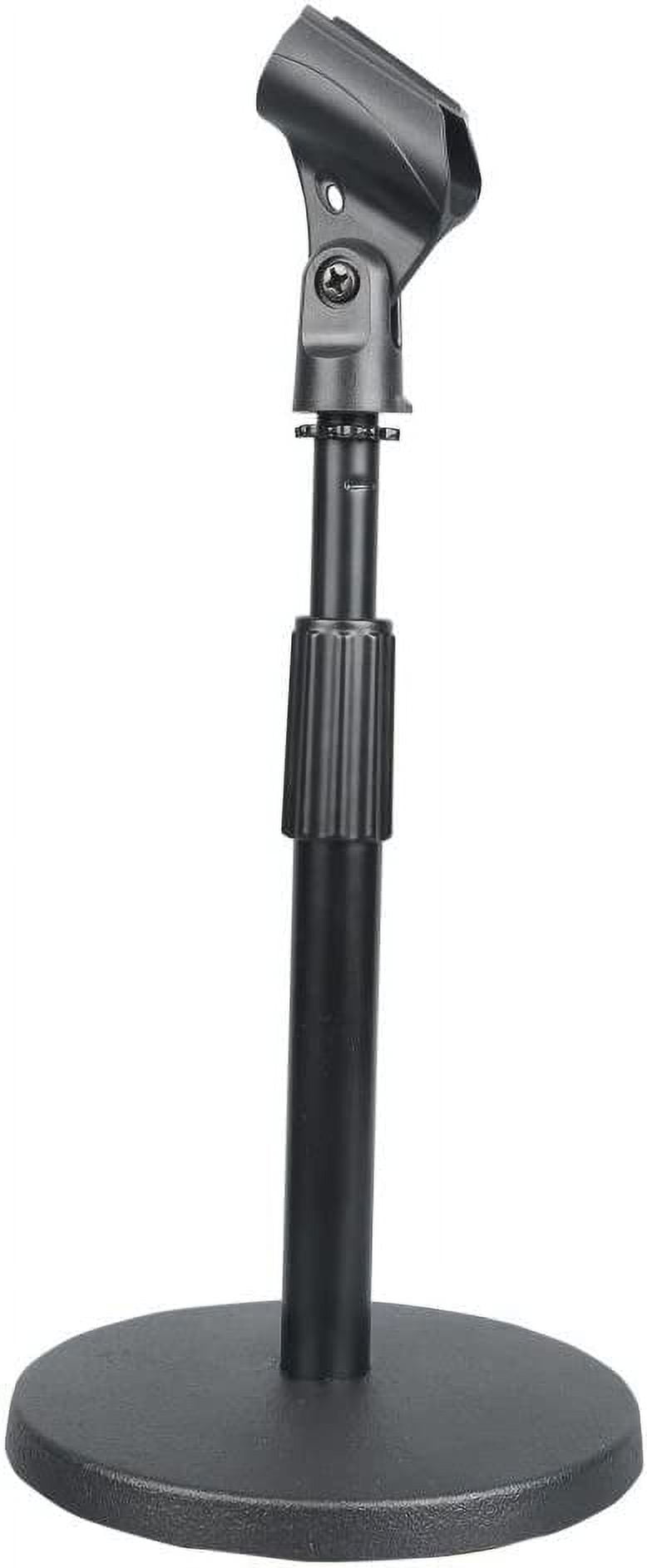  Pyle Universal Compact Base Microphone Stand - 2.8 to