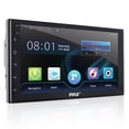 thumbnail image 1 of Pyle Double DIN Car Stereo Receiver - 7 inch 1080P HD Touch Screen Bluetooth Car Radio Audio Receiver Multimedia Player - WIFI/GPS/AM/FM Radio, Mirror Link for Android/iOS, Rear View Cam Support, 1 of 7