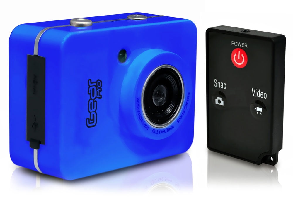 Pyle Gear Pro Sports Action Camera HD 1080P Mini Camcorder W/ 12 MP