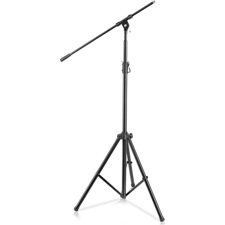 Pyle Heavy Duty Tripod Extendable Boom Microphone Height Adjustable Mic Stand Mic adapter