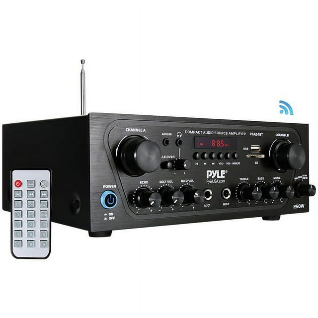 Pyle Home® Compact Audio Stereo Receiver With Fm Radio