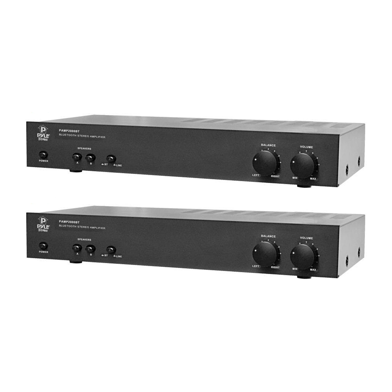 Pyle Home PAMP2000BT 240W Bluetooth Wireless Stereo Amplifier Receiver (2 Pack) - image 1 of 5