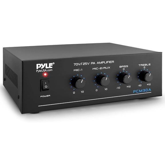 PYLE PCM30A - 60 Watt Power Amplifier w/ 25 & 70 Volt Output