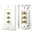 thumbnail image 1 of Pyle Home PHRCOMP3 3 RGB/RCA Component Wall Plate, 1 of 3