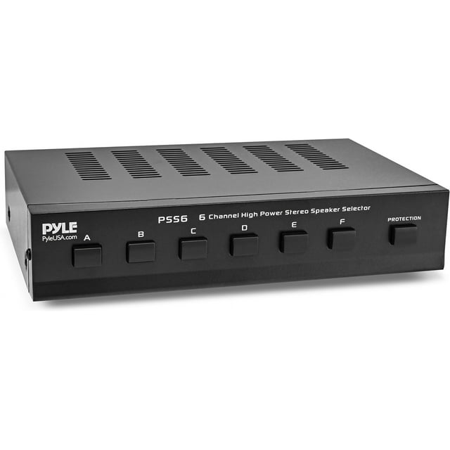 Pyle Home Premium New and Improved 6 Zone Channel Speaker Switch