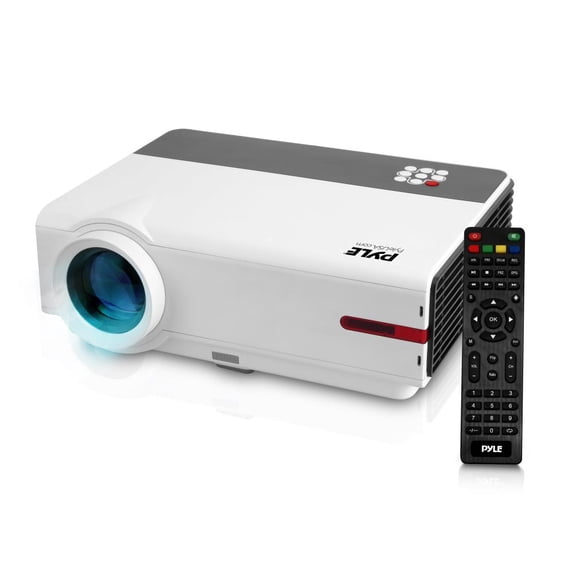 Pyle Home Theater Smart Android Video Projector HD 1080p - 5.8'' LCD LED Lamp Play Digital Movie