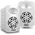 thumbnail image 1 of Pyle Indoor Outdoor Speaker Pair 300 Watt Dual Waterproof 4" 2-Way Full Range Speaker System, White, 1 of 7
