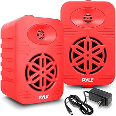 Pyle 500W Bluetooth Wall Mount Speakers Pair, 5.25-Inch 2-Way Full ...