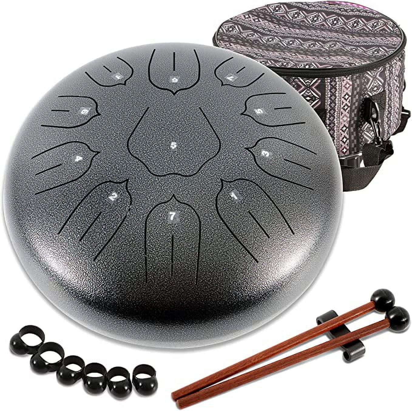 OFFSCH 1 Set Wangyou Drum Pocketdrum Poketdrum Musical Instruments Steel  Tongue Drum Instruments for Adults Tongue Drums for Adults Hand Drums for