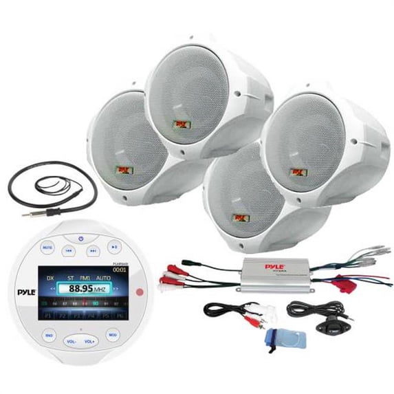 Pyle KTPLMRT43 6.5 in. 200W Tower Speakers, White