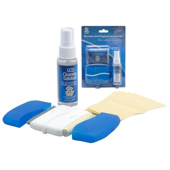 Pyle LCD Screen and Computer Keyboard 8 pc Cleaning Kit