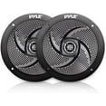 thumbnail image 1 of Pyle Low-Profile Waterproof Marine Speakers 240W 6.5 Inch 2 Way 1 Pair Slim Style Waterproof, Black, 1 of 6