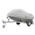 thumbnail image 1 of Pyle Marine Grade Polyester Jet Ski Cover - Waterproof Weather Resistant with Elastic Cord - Gray, 1 of 4