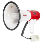 PYLE PMP58U - Megaphone Speaker with Talk & Siren Modes, Handheld Microphone, MP3/USB Reader, Aux 3.5mm Input