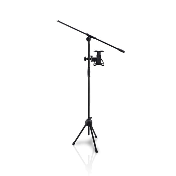 Pyle Microphone iPad Tablet Stand with all Tablets 4.7 to 8.7 Inches Tall For Apple iPad 5 4 3 2 Air Mini Samsung Galaxy Note Pro Microsoft Surface Google Nexus Microphone Stand Included