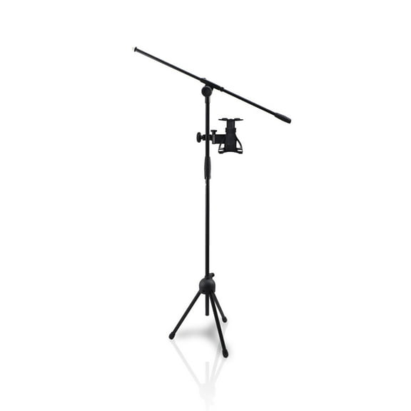 Pyle Microphone iPad Tablet Stand with all Tablets 4.7 to 8.7 Inches Tall For Apple iPad 5 4 3 2 Air Mini Samsung Galaxy Note Pro Microsoft Surface Google Nexus Microphone Stand Included