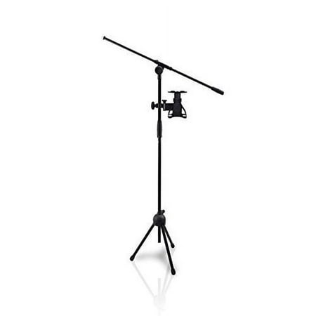 Pyle Microphone iPad Tablet Stand with all Tablets 4.7 to 8.7 Inches Tall For Apple iPad 5 4 3 2 Air Mini Samsung Galaxy Note Pro Microsoft Surface Google Nexus Microphone Stand Included