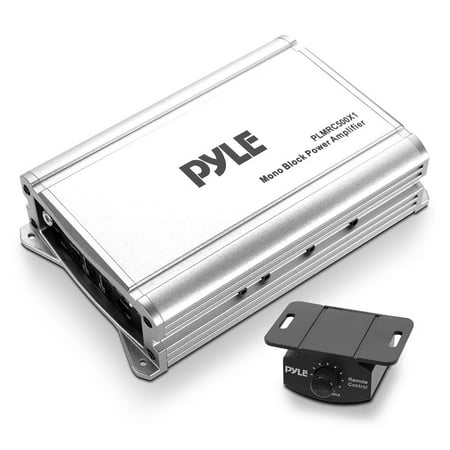 Pyle Mono Block Weather Resistant Audio Amplifier System, Class D Compact Designed Suit