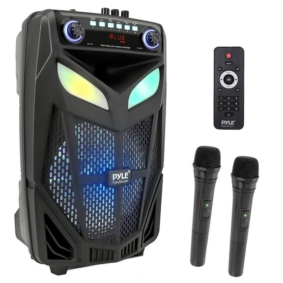 Pyle Multi Purpose 600 Watt Bluetooth Boombox Speaker System w/ LED Lights