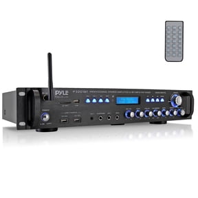 Pyle P3201BT - Hybrid Amplifier Receiver - Pro Audio Multi-Channel Stereo Pre-Amplifier with USB & Optical/Coax, MP3/USB/SD Readers, FM/AM Radio, Rack Mount (3000 Watt)