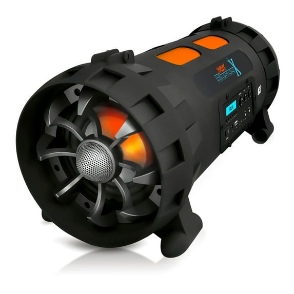 Pyle PBMSPG200 - Street Blaster X High-Powered Rugged & Portable BoomBox Speaker System with Bluetooth & NFC Wireless Streaming, USB Recording