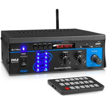 Pyle PCA3 150 Watt Stereo Sound Speaker Amplifier Receiver Home Audio System