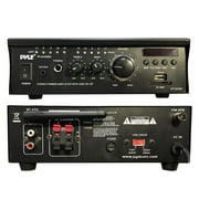 Pyle PCAU46BA Bluetooth Home Audio Amplifier System w/ Blue LED Display