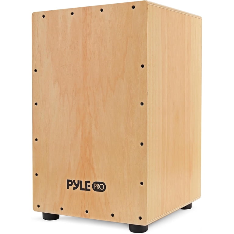 Pyle PCJD18 - Stringed Jam Cajon - Wooden Cajon Percussion Box