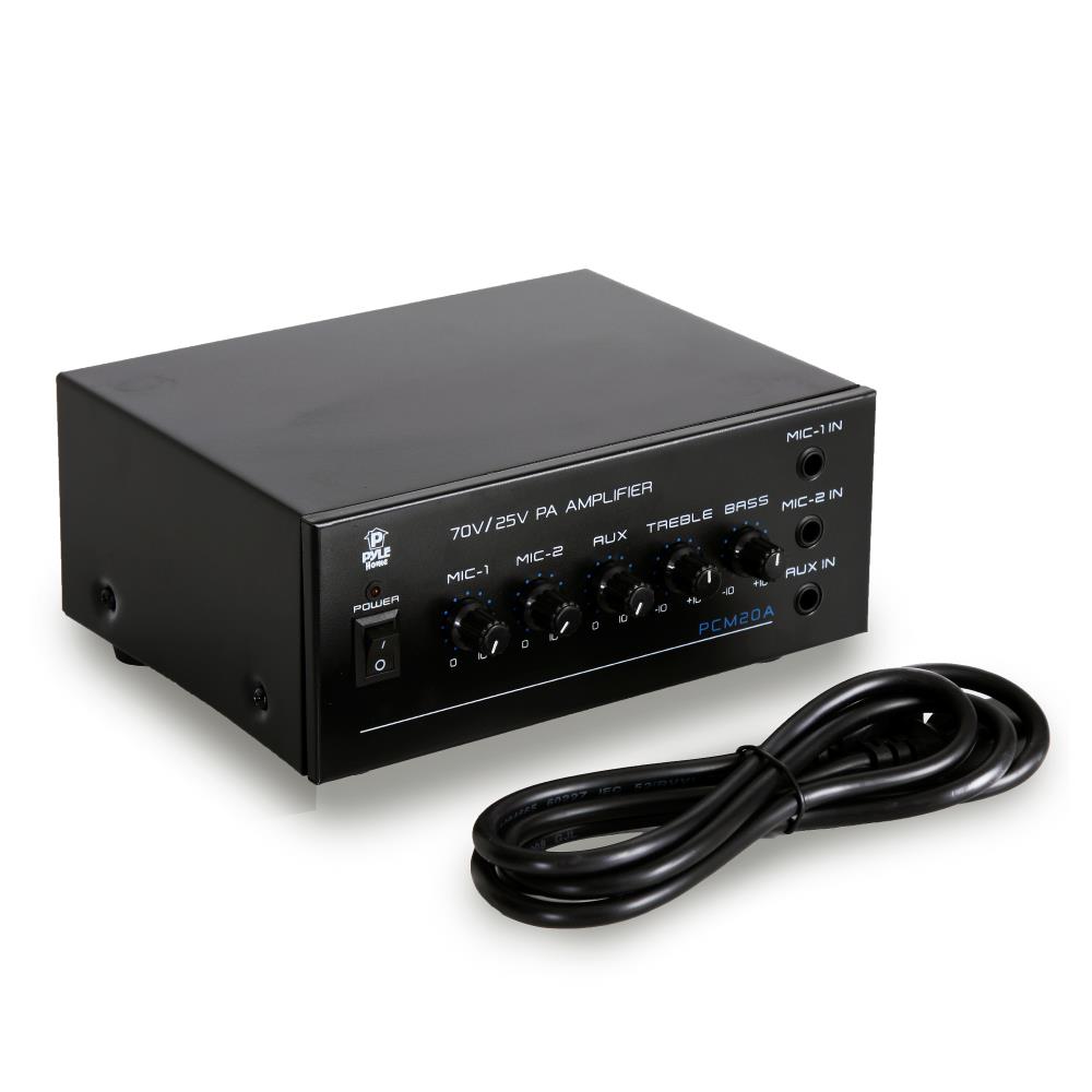 Pyle PCM20A Smart Home Audio Power 40 W Mini Amplifier Receiver Sound System - image 1 of 4