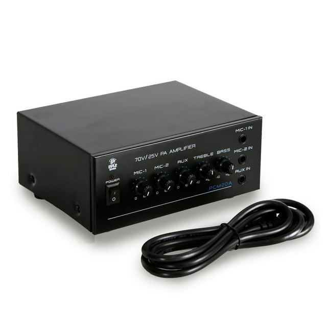 Pyle PCM20A Smart Home Audio Power 40 W Mini Amplifier Receiver Sound System
