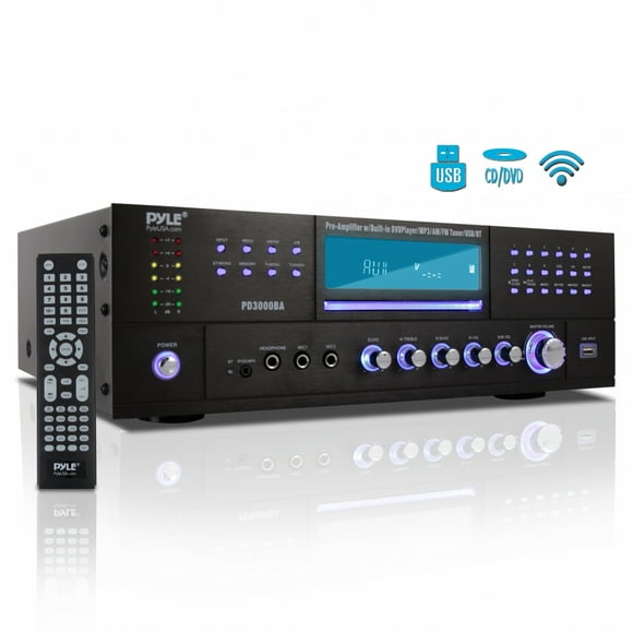 Pyle PD3000BA Home Theater Bluetooth Audio and Video Stereo Receiver