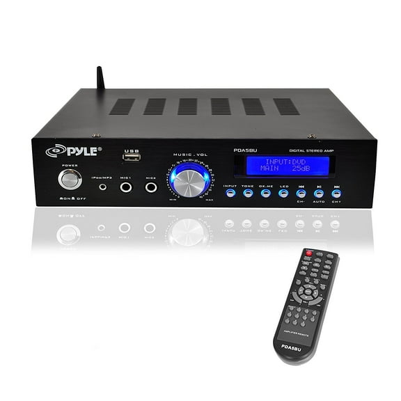 Pyle PDA5BU.0 Compact 200 Watt Bluetooth Home Stereo Amplifier Receiver System