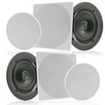 thumbnail image 1 of PYLE PDIC16106 - 10.0" In-Wall / In-Ceiling Speakers, 2-Way Flush Mount Home Speaker Pair, 300 Watt, 1 of 4