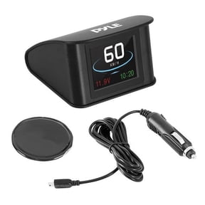 PYLE PHUD19 - Vehicle Smart HUD Speedometer - Car Dashboard Heads-Up Display Screen with GPS Compass for Vehicle & Driving Data