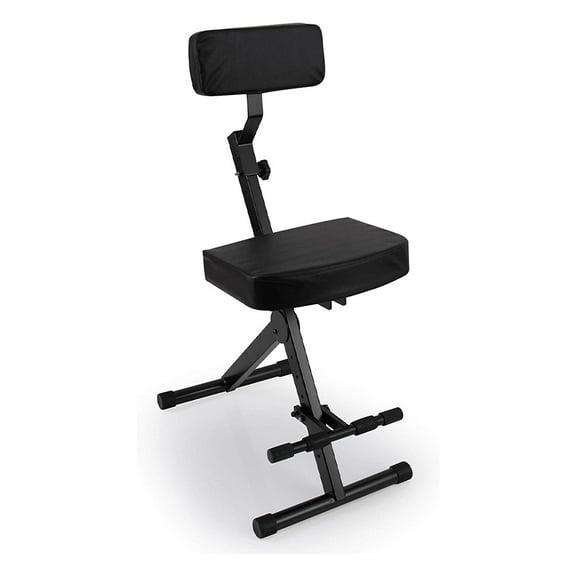 PYLE PKST70 - Musician & Performer Chair Seat Stool, Durable, Portable, Adjustable