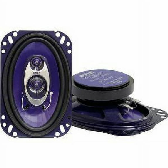 Pyle PL463BL 4x6" 240W 3 Way Car Coaxial Audio Speakers Stereo PAIR Blue