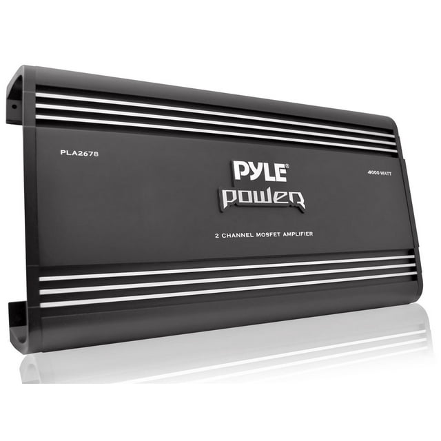 Pyle PLA2378 Bridgeable 2 Channel 4000 W Car Audio Mosfet Power Amplifier Amp