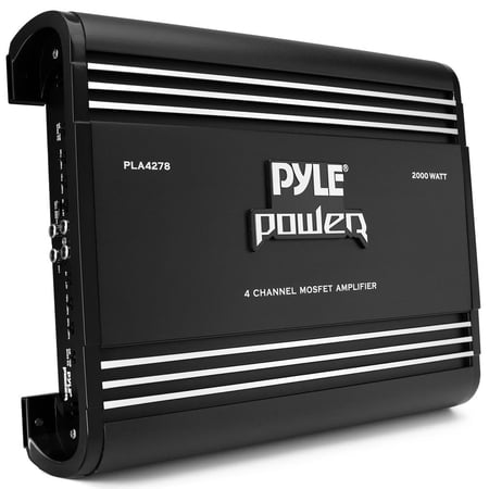 PYLE PLA4278 - 4" Channel 2000 Watt Bridgeable MOSFET Amplifier