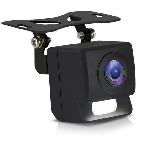 Pyle PLCM11 - Rearview Back-Up Camera - Parking Reverse Cam with Distance Scale Line Display, Night Vision, Waterproof
