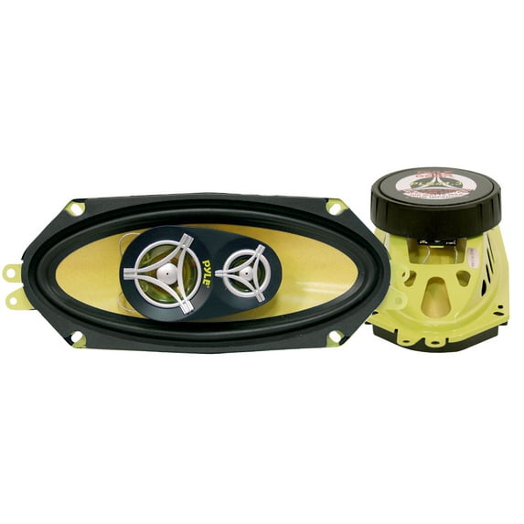 Pyle PLG41.3 - 4'' x 10'' 300 Watt Three-Way Speakers